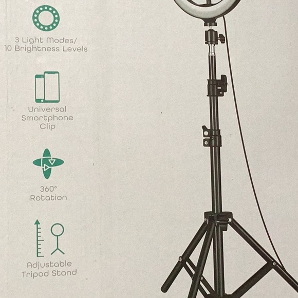ADURO U-Stream Home Streaming Studio with 10” Light and Tripod, NIB - Picture 8 of 9
